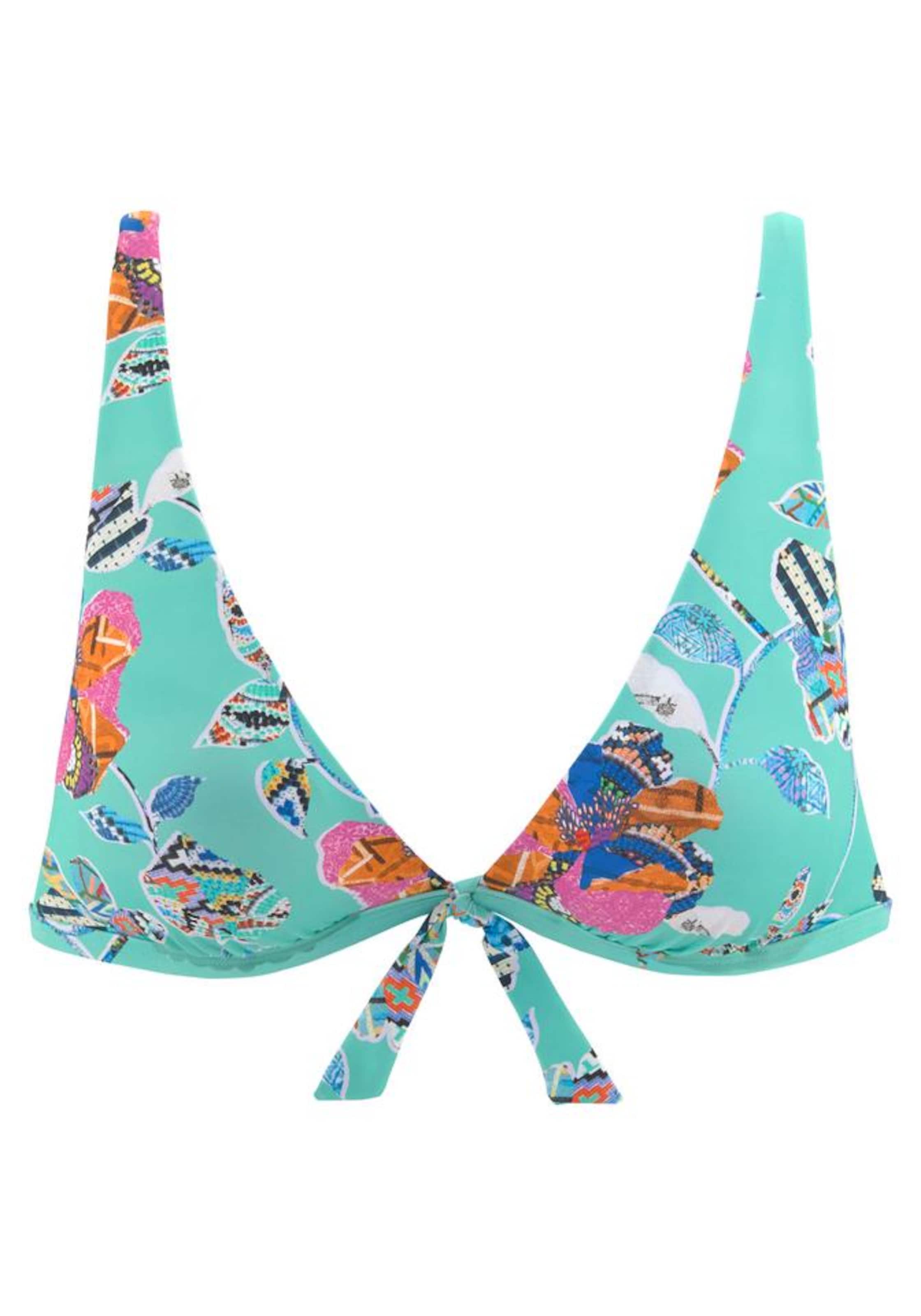 SUNSEEKERTrokutasti Bikini gornji dio 'Jam' - plava boja: prednji dio