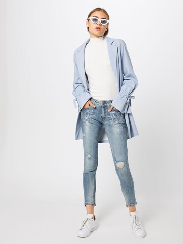 Skinny Jean QS en bleu