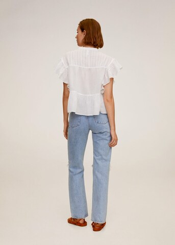 MANGO Blouse 'Cecilia' in Wit