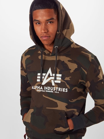 ALPHA INDUSTRIES Sweatshirt in Green