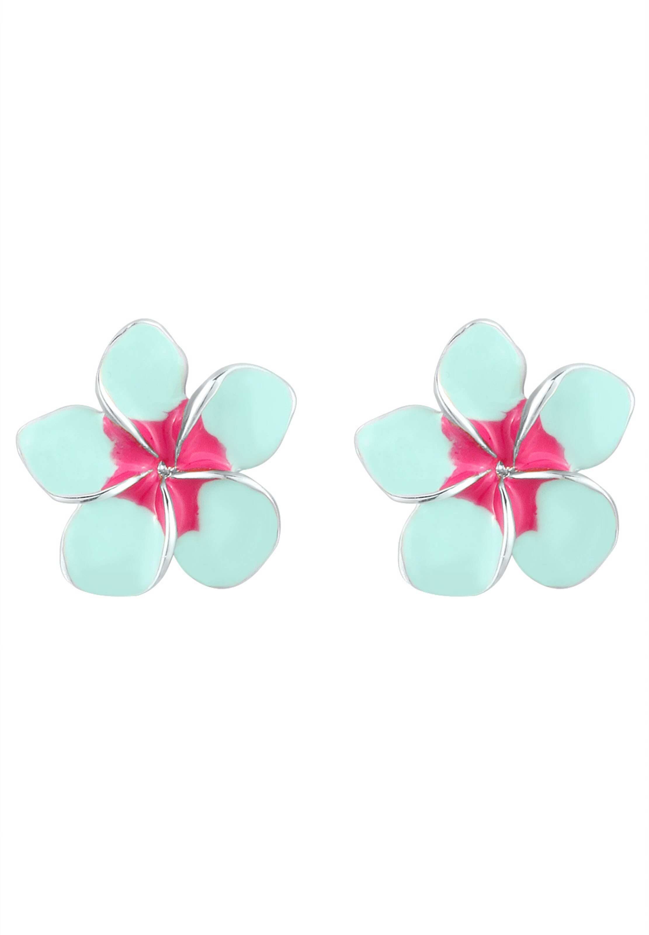 Boucles d'oreilles 'Frangipani Blüte' ELLI en mélange de couleurs : devant