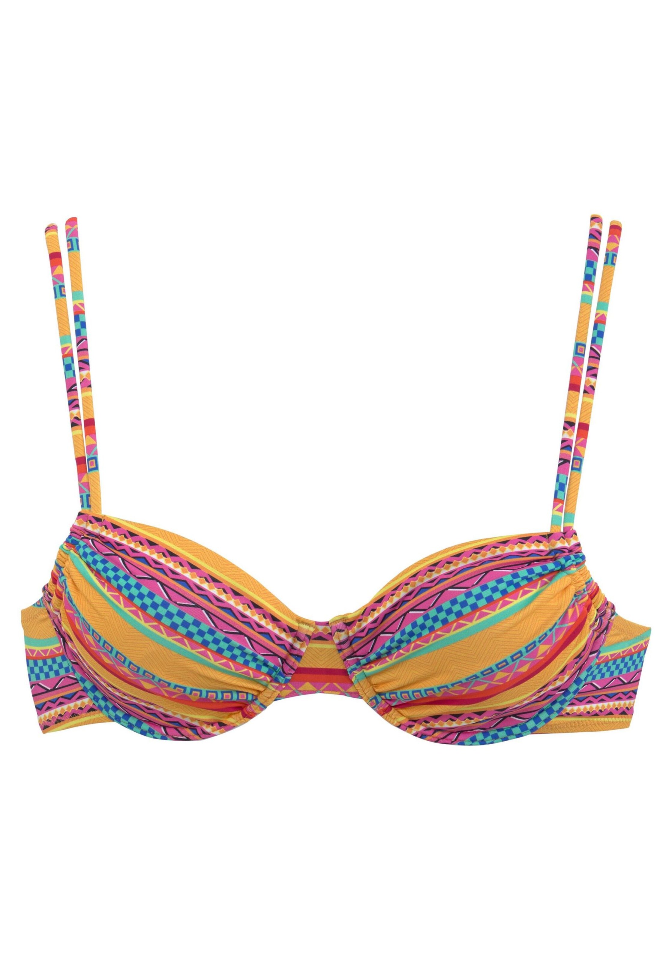 BUFFALO Bikini top in Mixed colours: front