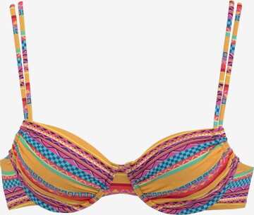 BUFFALO Bikini top in Mixed colours: front