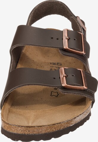 BIRKENSTOCK Sandal 'Milano' i brun