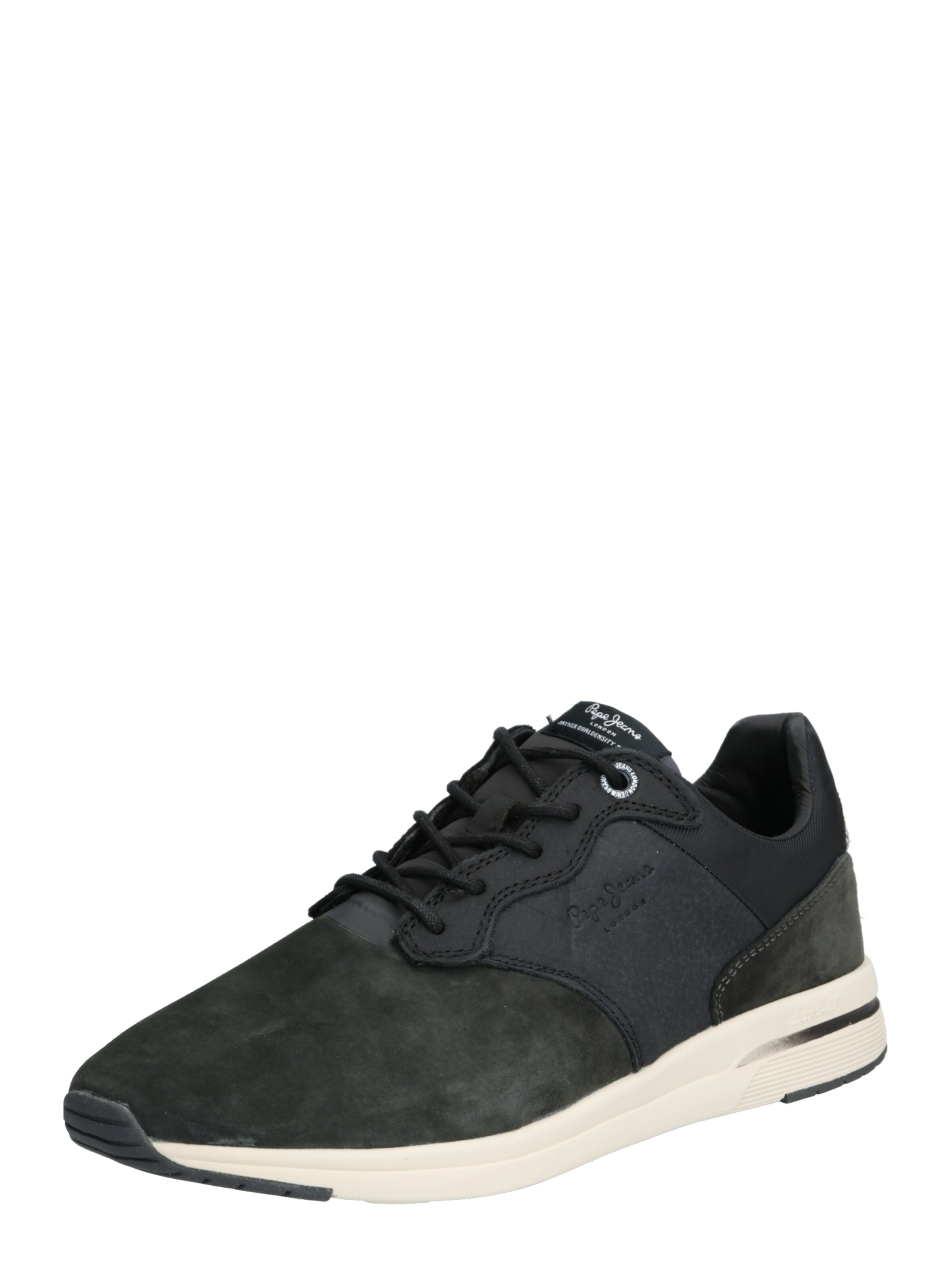 Pepe Jeans - Sneakers laag 'JAYKER LTH MIX' in de kleur Donkergrijs