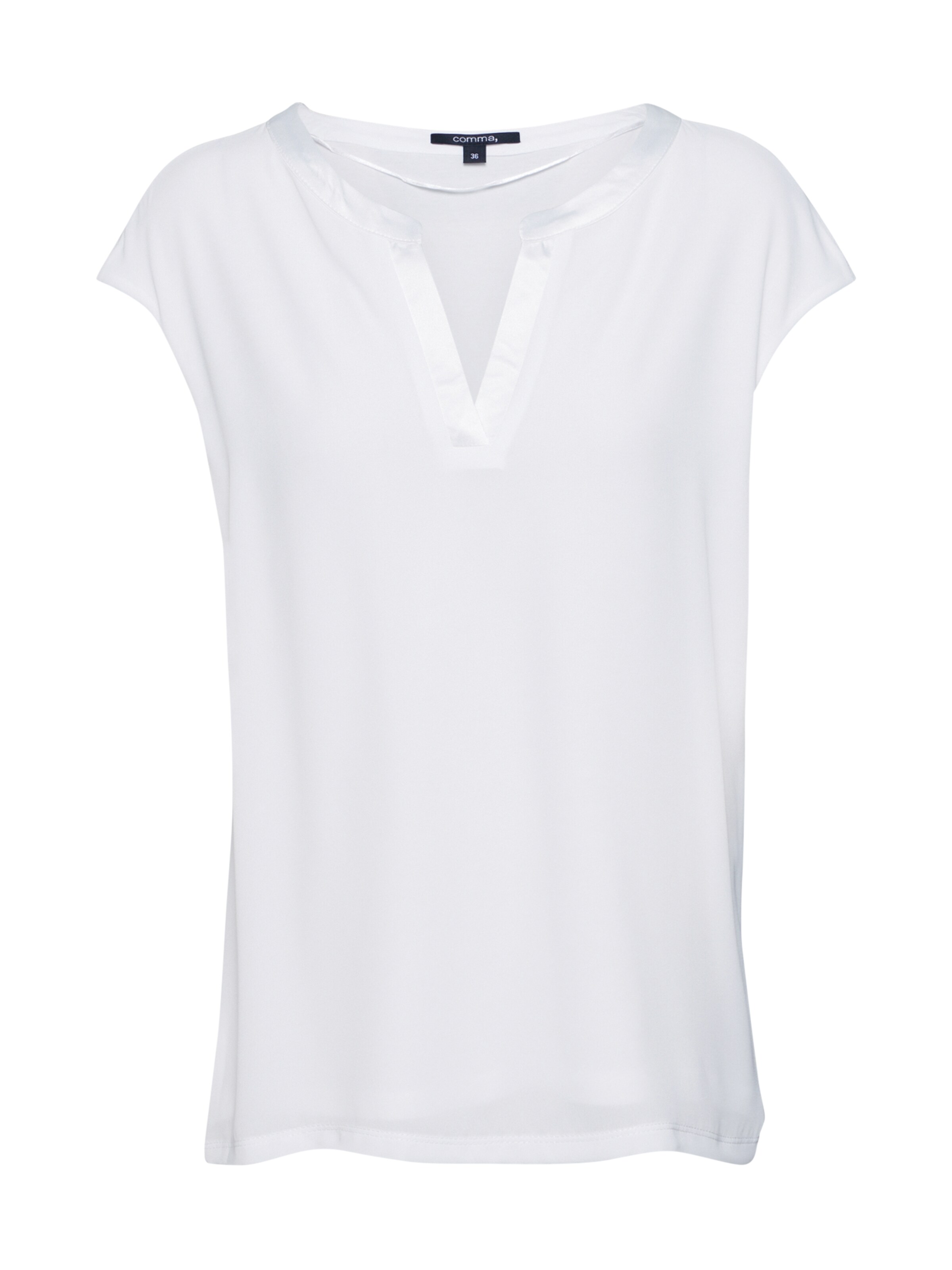 Chemisier COMMA en blanc : devant