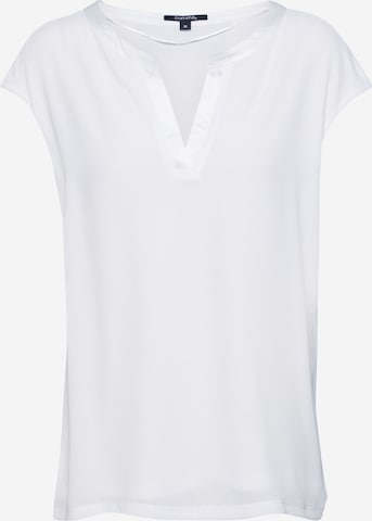 SANETTA - Blusa en blanco: frente