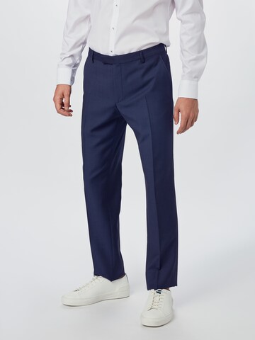 Coupe slim Pantalon à plis 'Blayr' JOOP! en bleu : devant