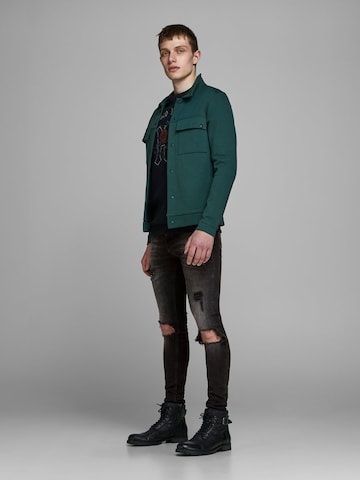 Skinny Jean 'Tom' JACK & JONES en noir