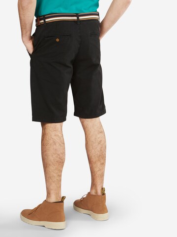 INDICODE JEANS Regular Chino-Shorts 'Royce' in Schwarz: zadná strana