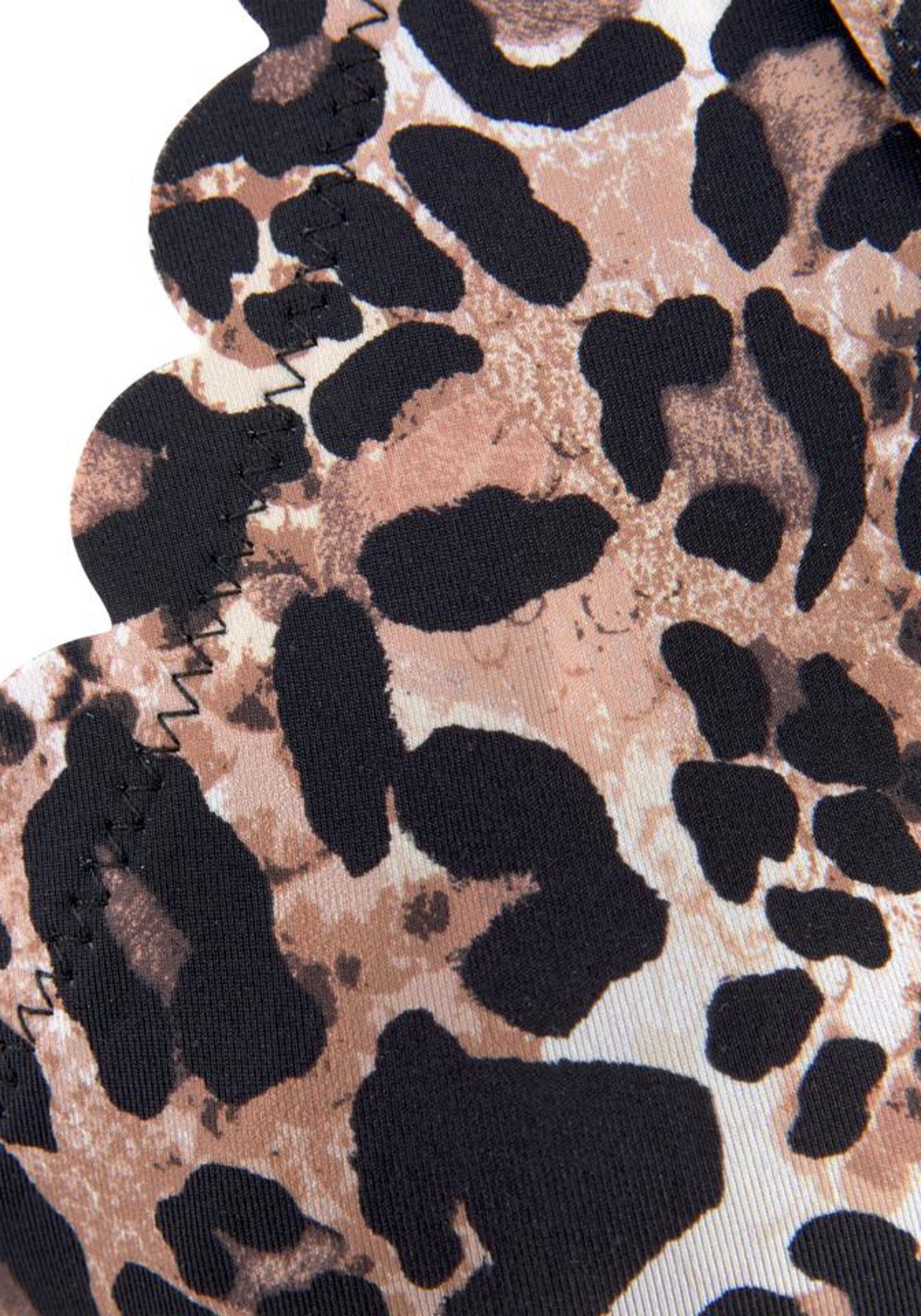 LASCANA Kolmnurk Bikiinitopp 'Lexa', värv pruun