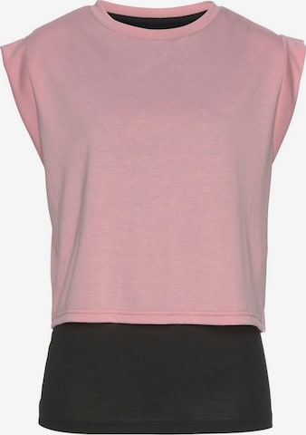 LASCANA Shirt in Pink: front