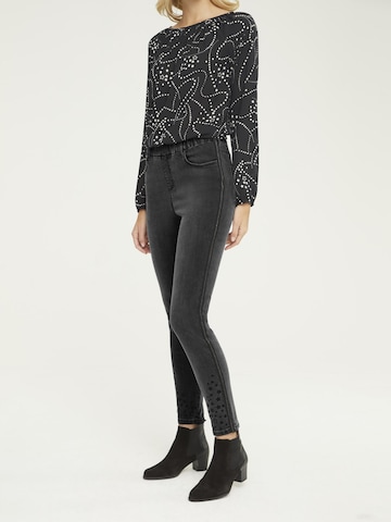 heine Skinny Jeggings i svart: framsida