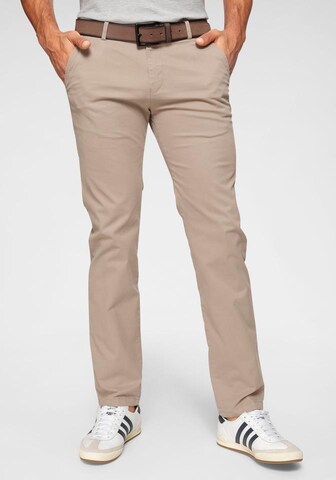 bugatti Regular Chino Pants in Beige: front