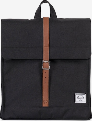 Herschel - Mochila en negro: frente