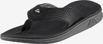 REEF Beach & Pool Shoes 'Rover' in Black: front