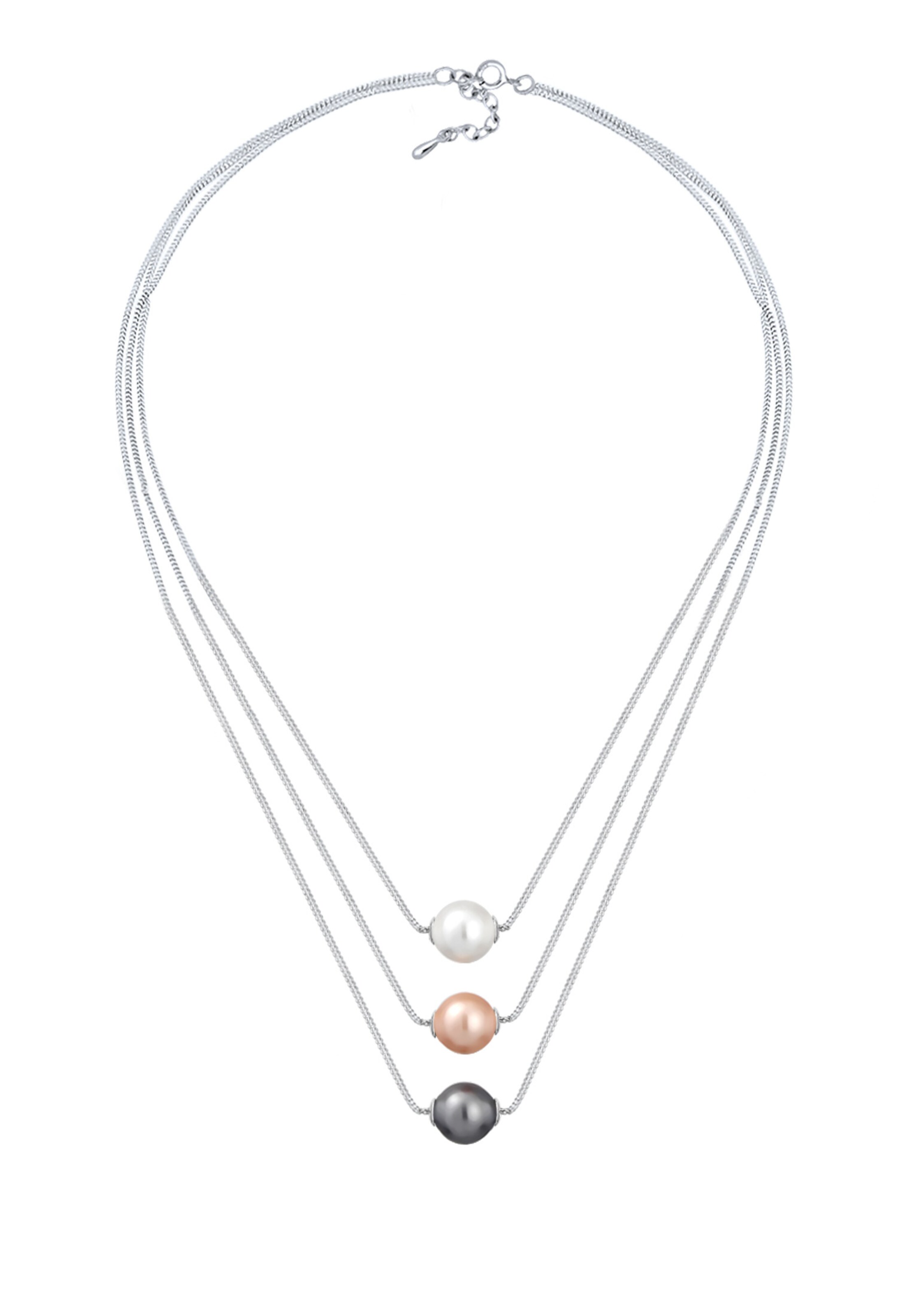 ELLI Necklace 'Layer' in Silver