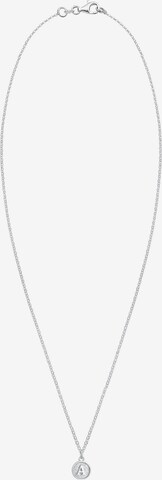 ELLI Necklace 'Buchstabe - A' in Silver: front