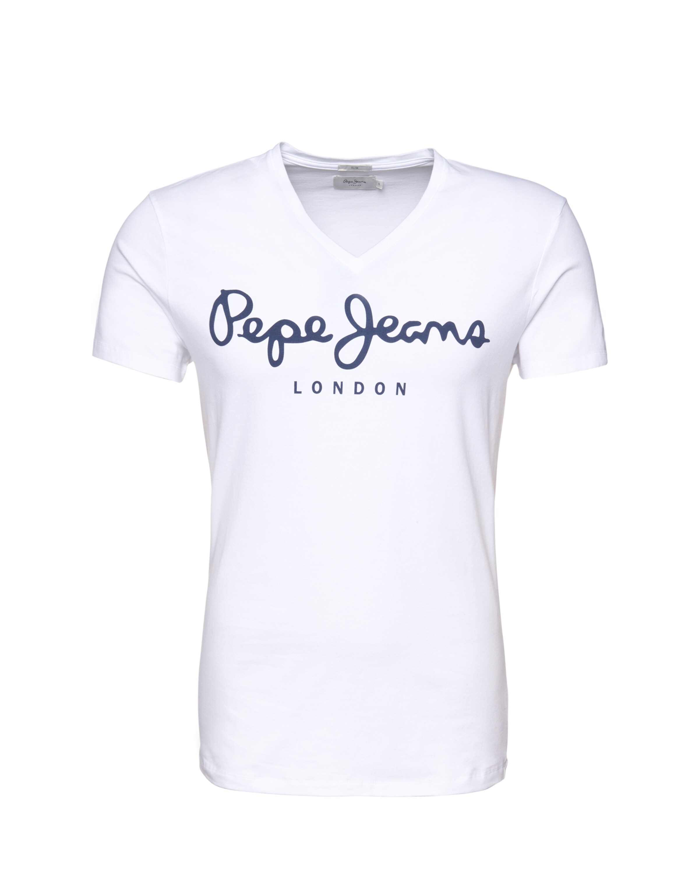 Männer Shirts Pepe Jeans Shirt 'Original' in Weiß - DA83930