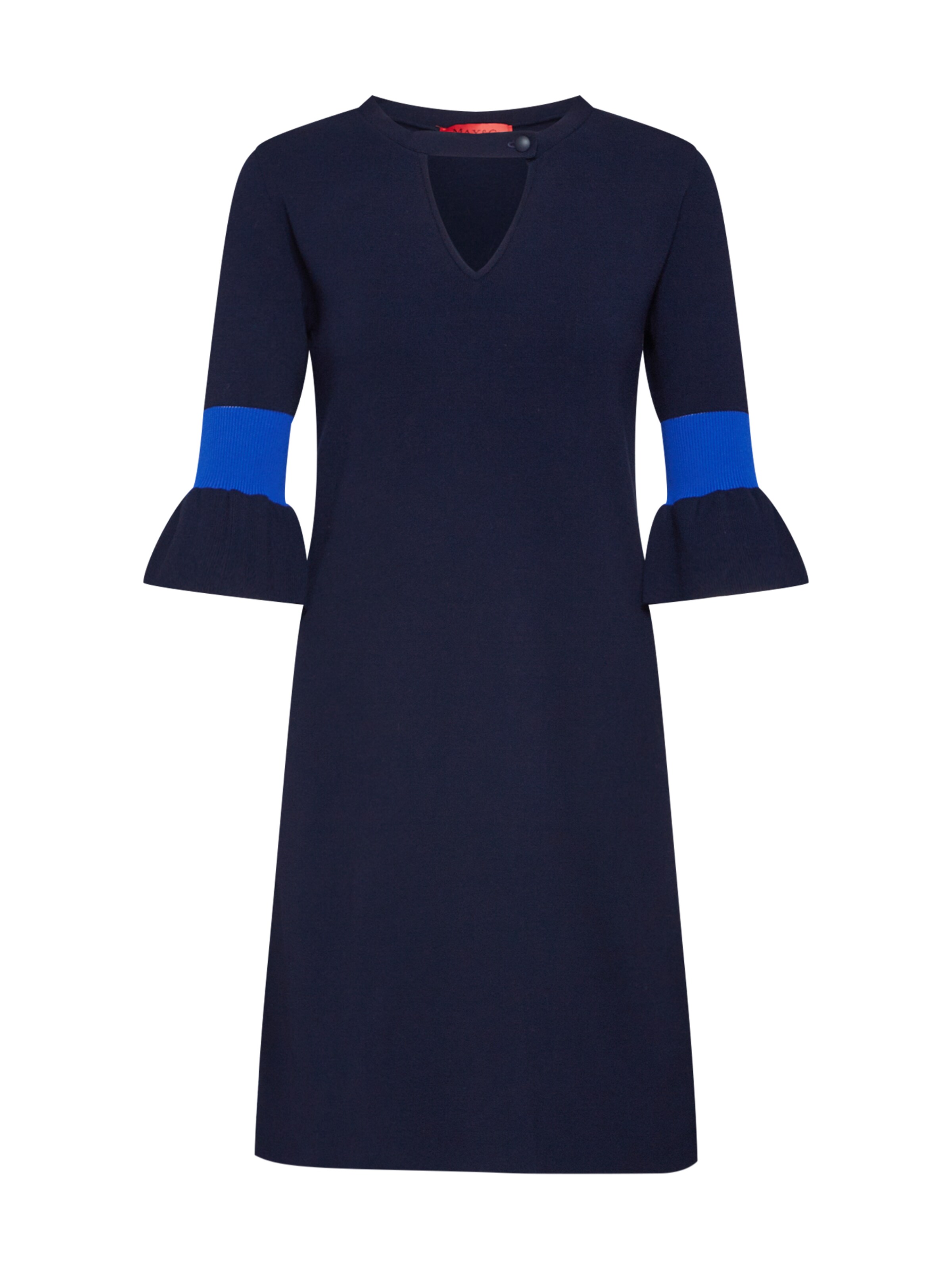 MAX&Co. - Jurk 'COMPASSO' in de kleur Navy