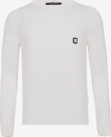 CIPO & BAXX Sweater in White: front