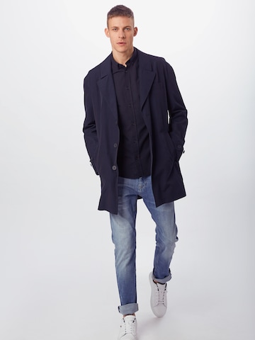 Coupe regular Chemise 'Alvaro' Only & Sons en noir