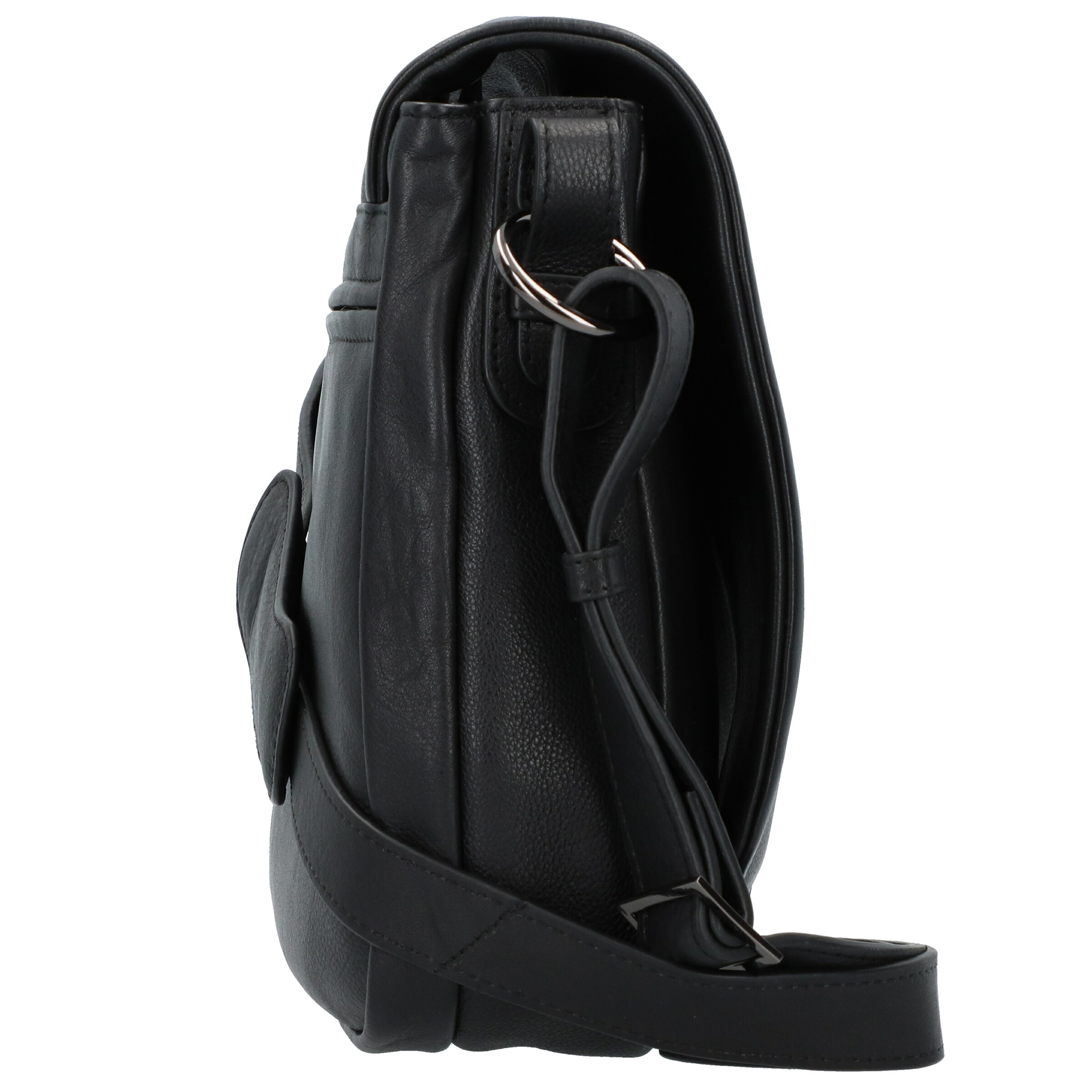 Sac à bandoulière 'Eva' L.CREDI en noir