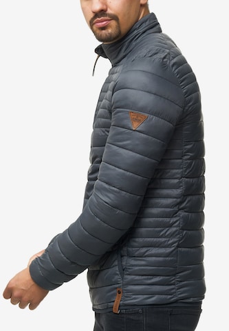 INDICODE JEANS Steppjacke 'Islington' in Grau