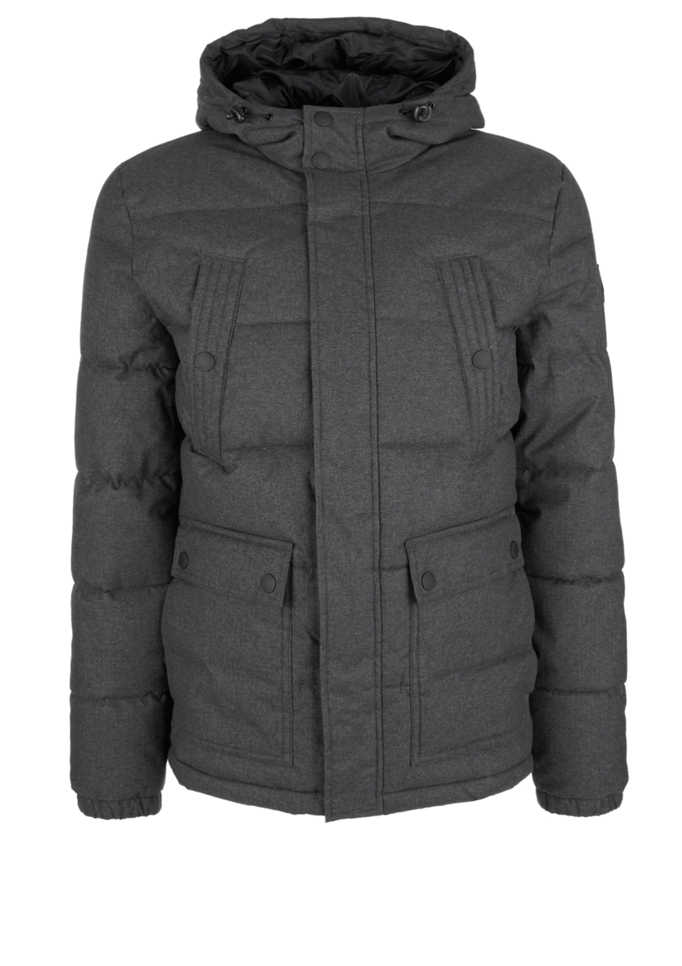 Q/S designed by - Jacke in schwarzmeliert