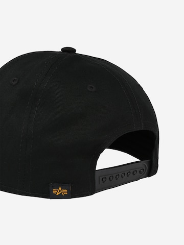 Cappello da baseball di ALPHA INDUSTRIES in nero