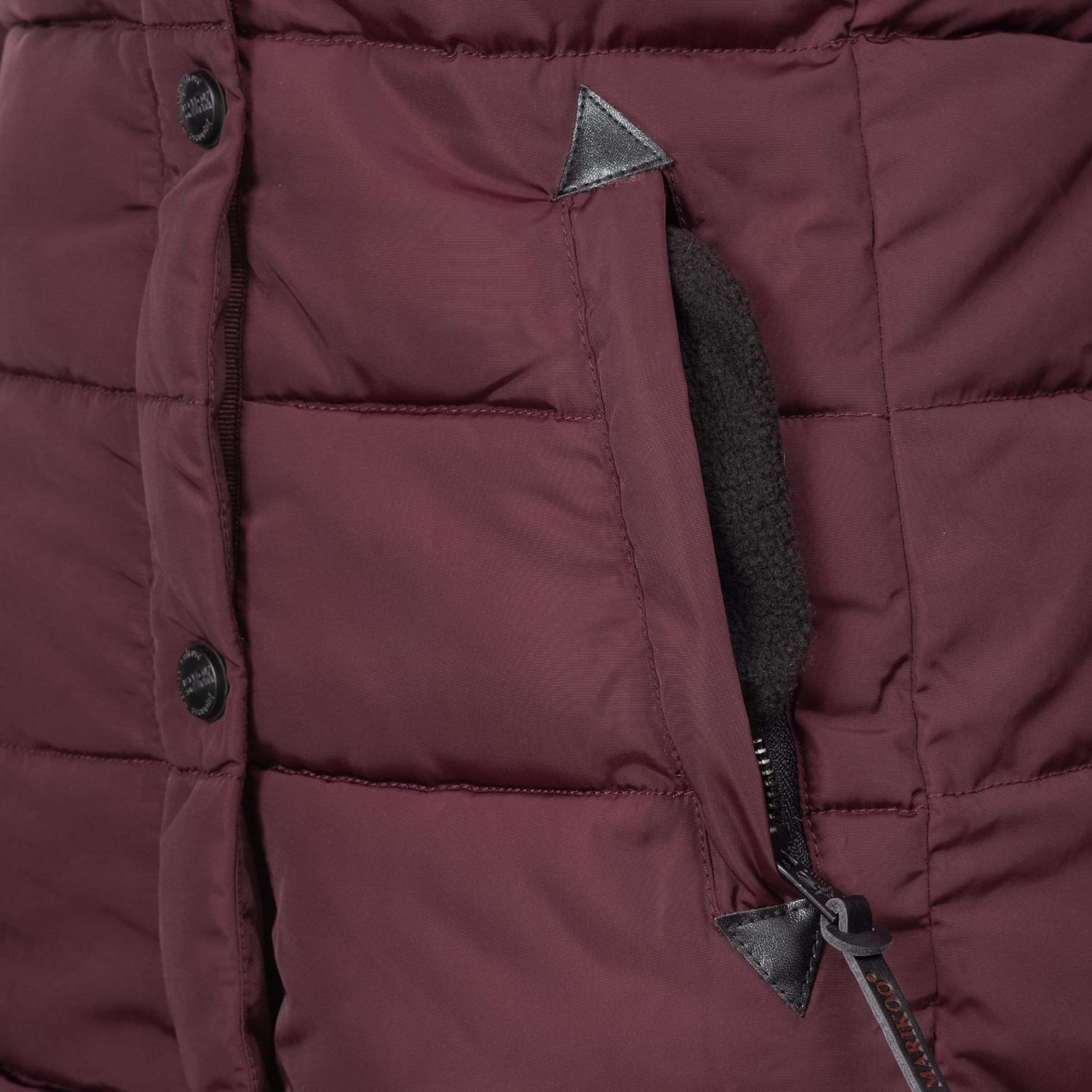 MARIKOO Zimná bunda 'Lotusblüte' - Červená