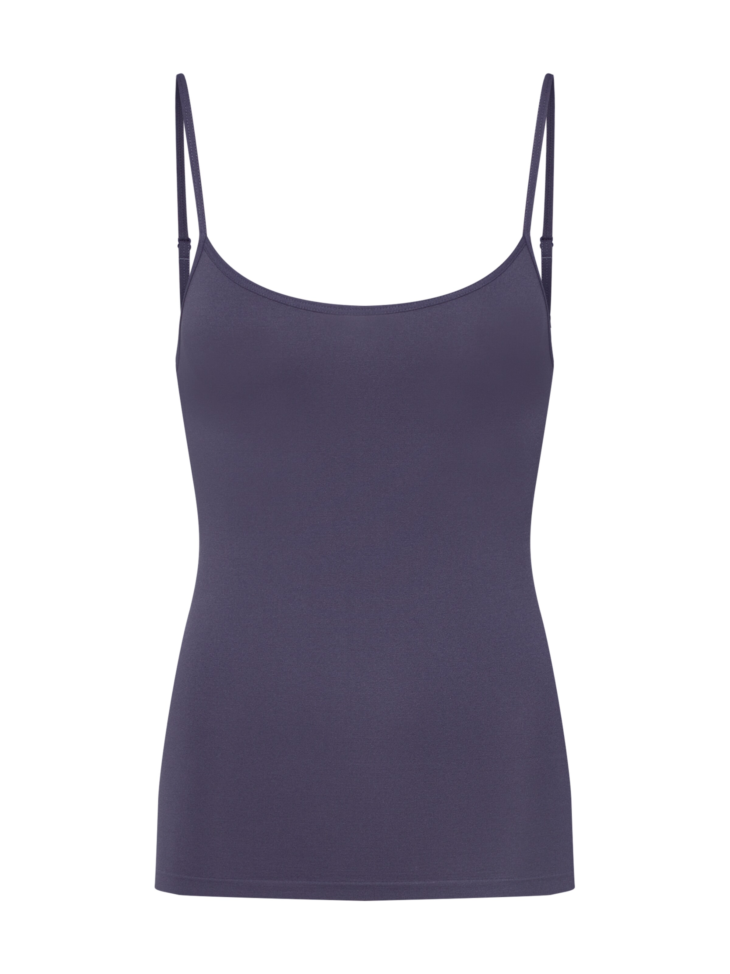 Hunkemöller - Onderhemd 'Seamless spag' in de kleur Grijs