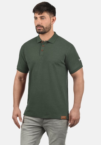 !Solid Poloshirt in Grün: predná strana