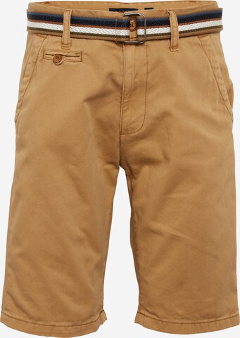 INDICODE JEANS Chino-Shorts 'Royce' in Braun: predná strana