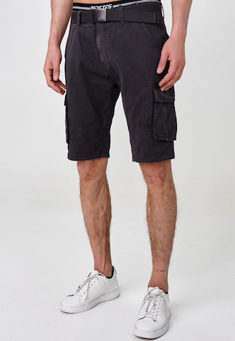 INDICODE JEANS Regular Cargo Shorts 'Blixt' in Braun: predná strana