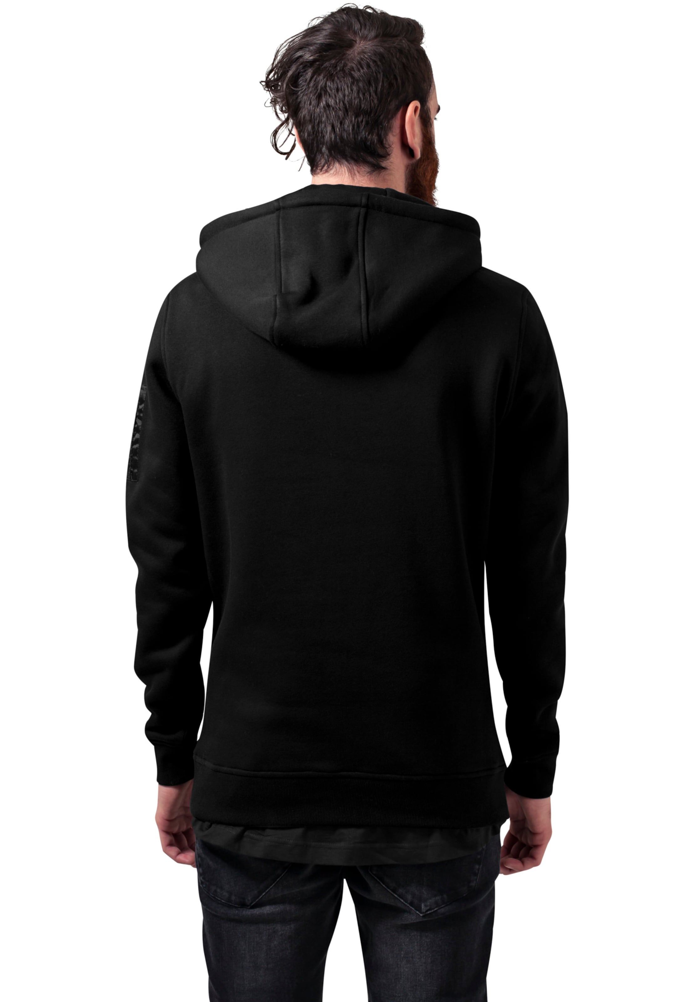 Urban Classics Sweatshirt in Schwarz