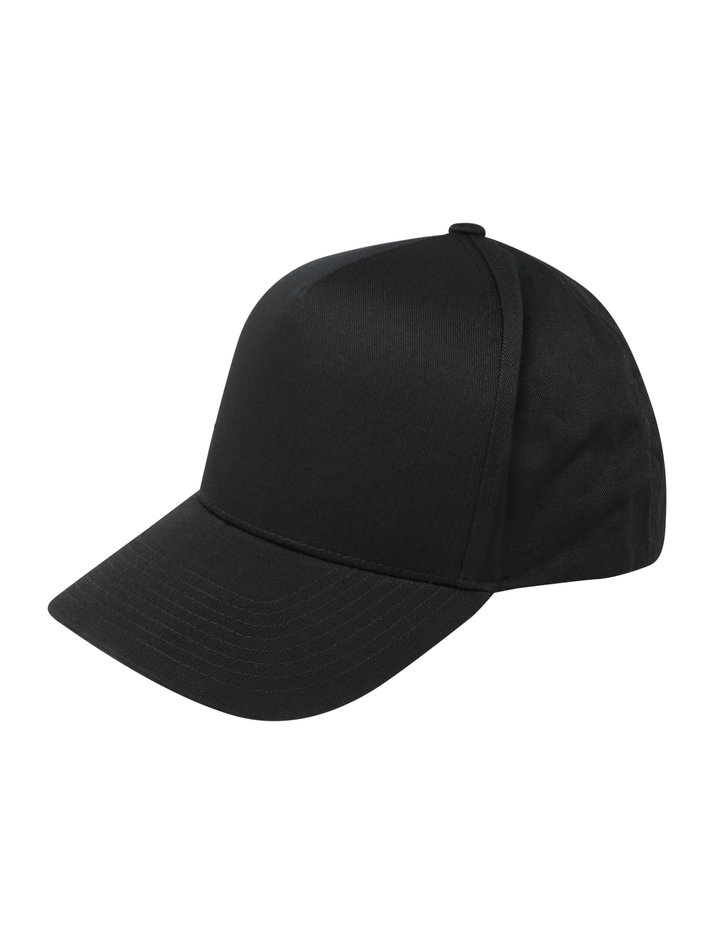 Flexfit Cap in Schwarz: Vorderseite