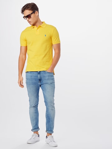 T-Shirt Polo Ralph Lauren en jaune : devant