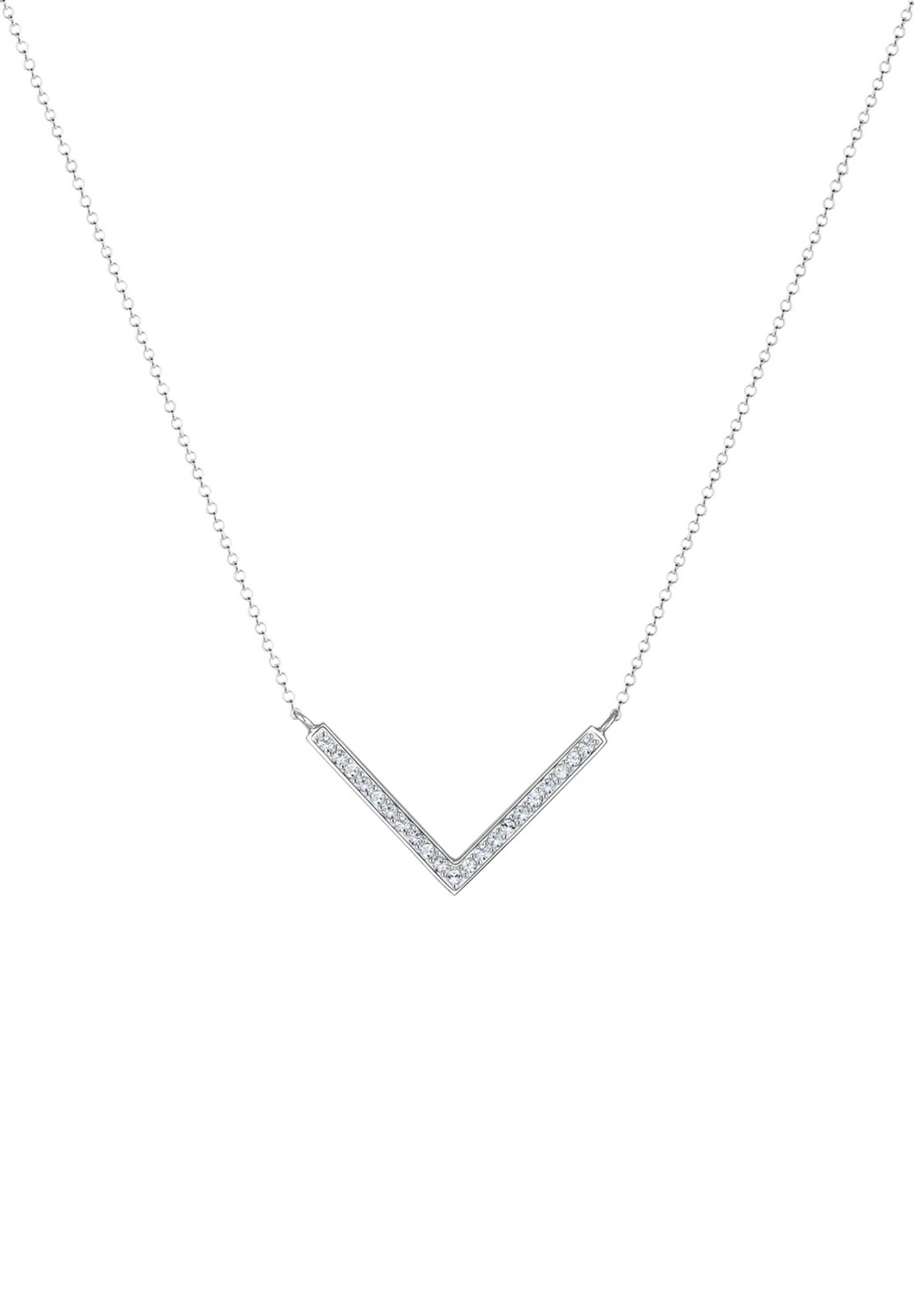 ELLI Ketting in Zilver: voorkant