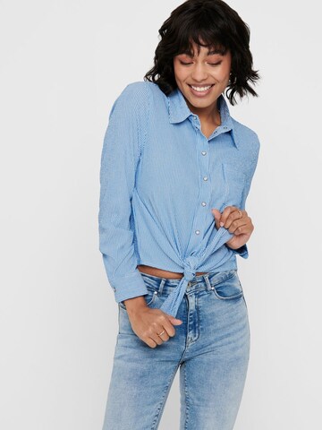 ONLY Blouse in Blauw: voorkant