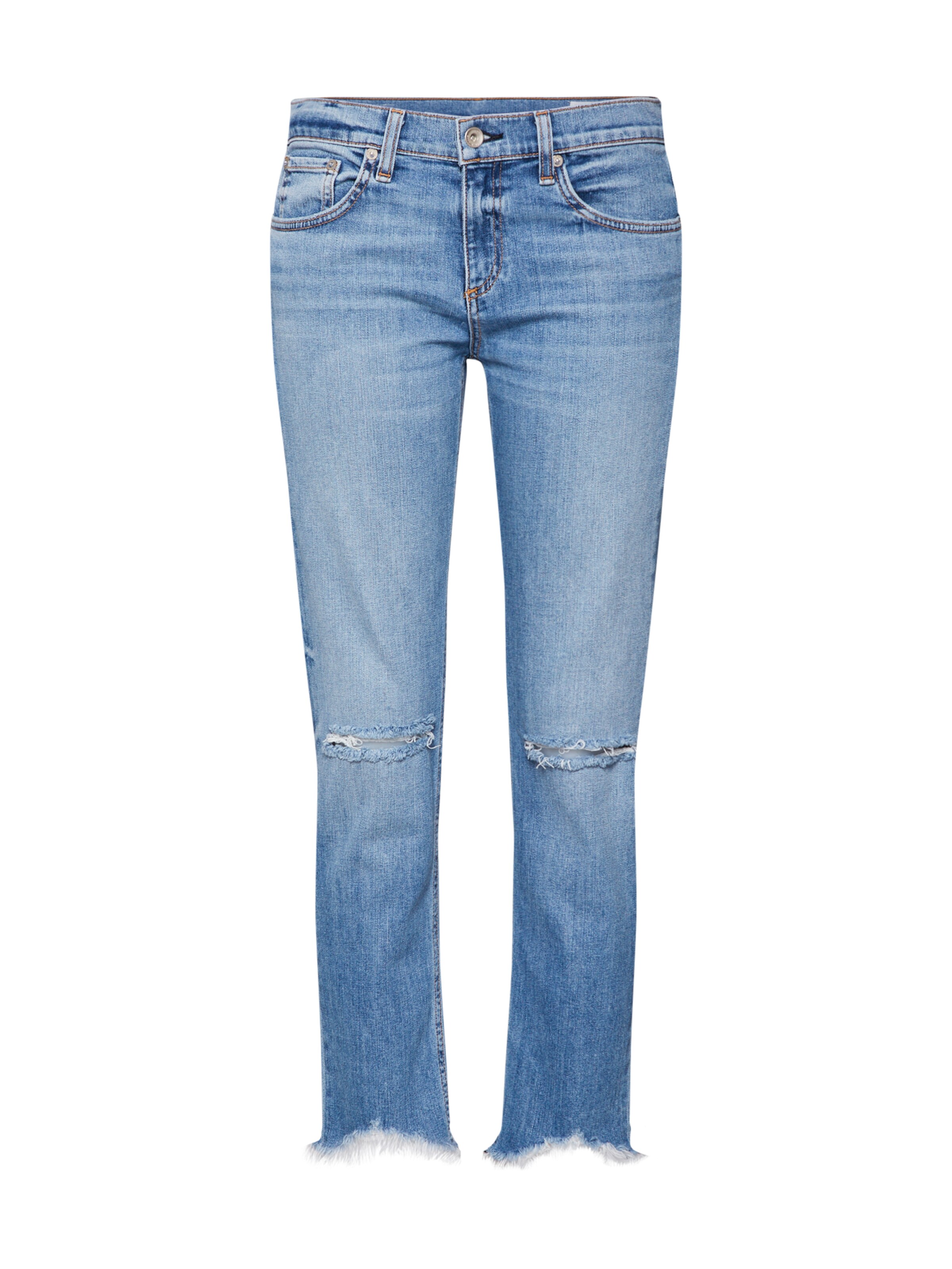 rag & bone - Jeans 'Ankle Dre' in de kleur Blauw denim