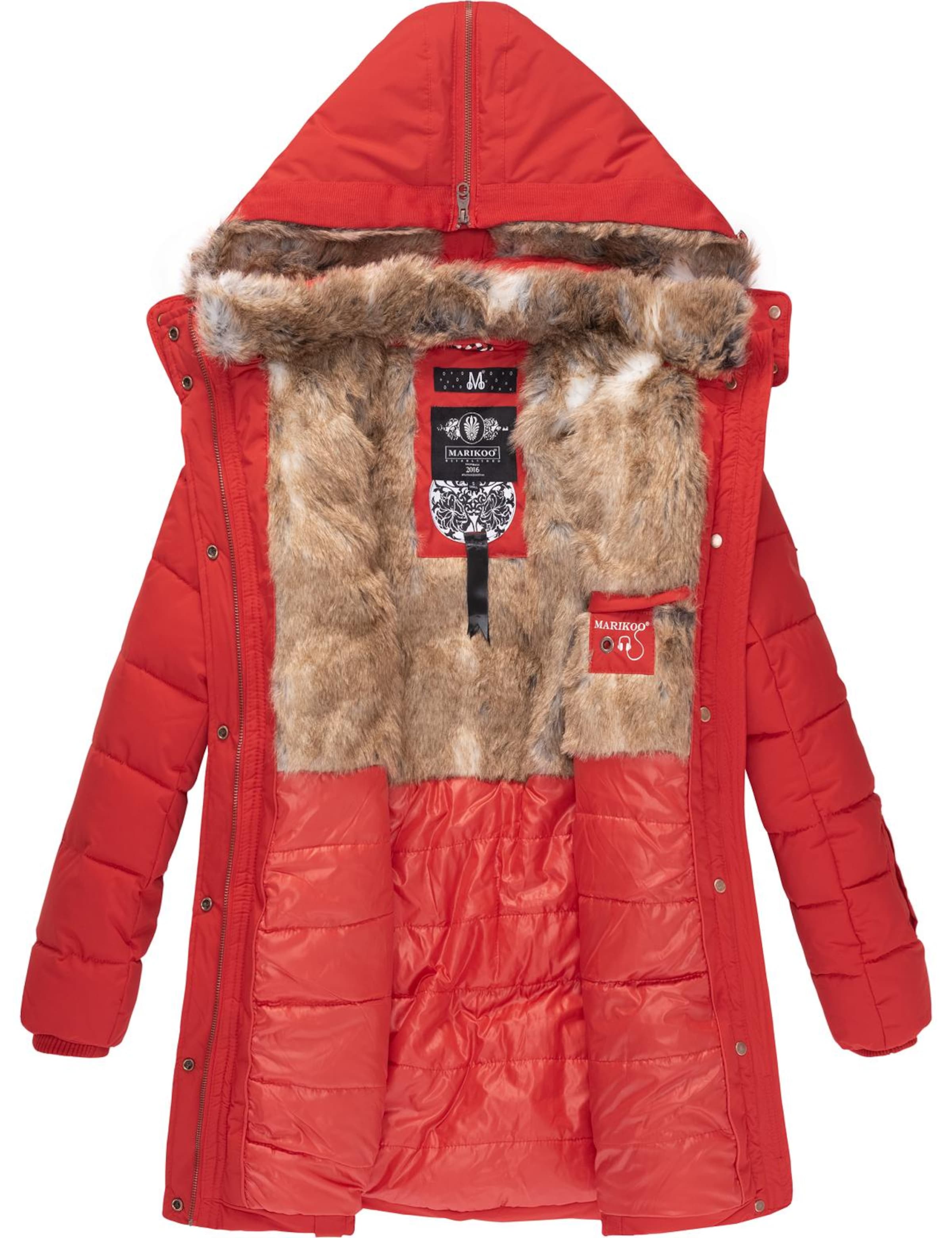 Cappotto invernale di MARIKOO in rosso