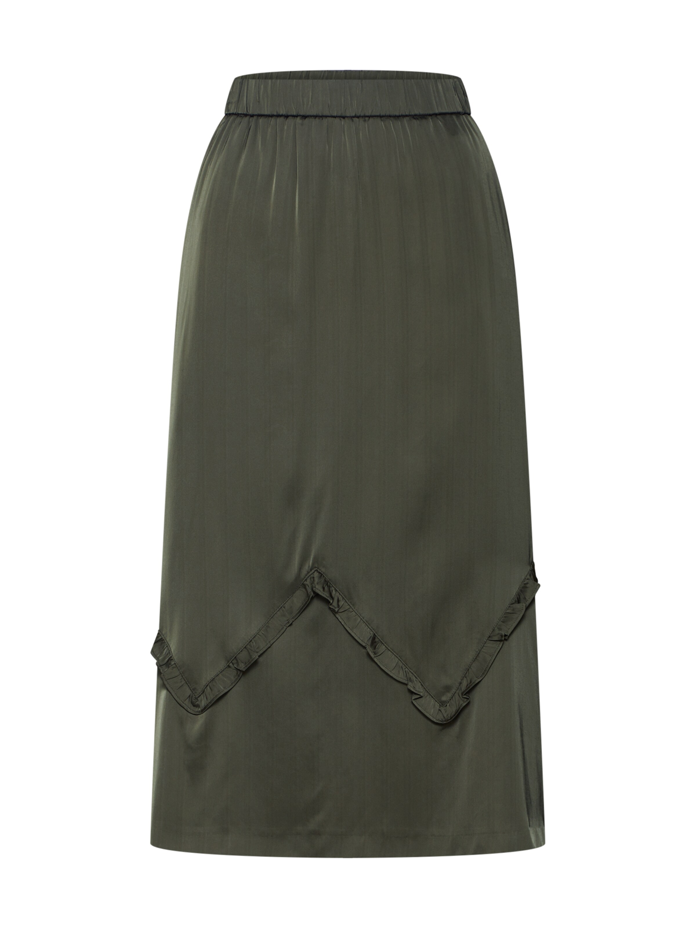 Custommade - Rok 'Debbi' in de kleur Kaki