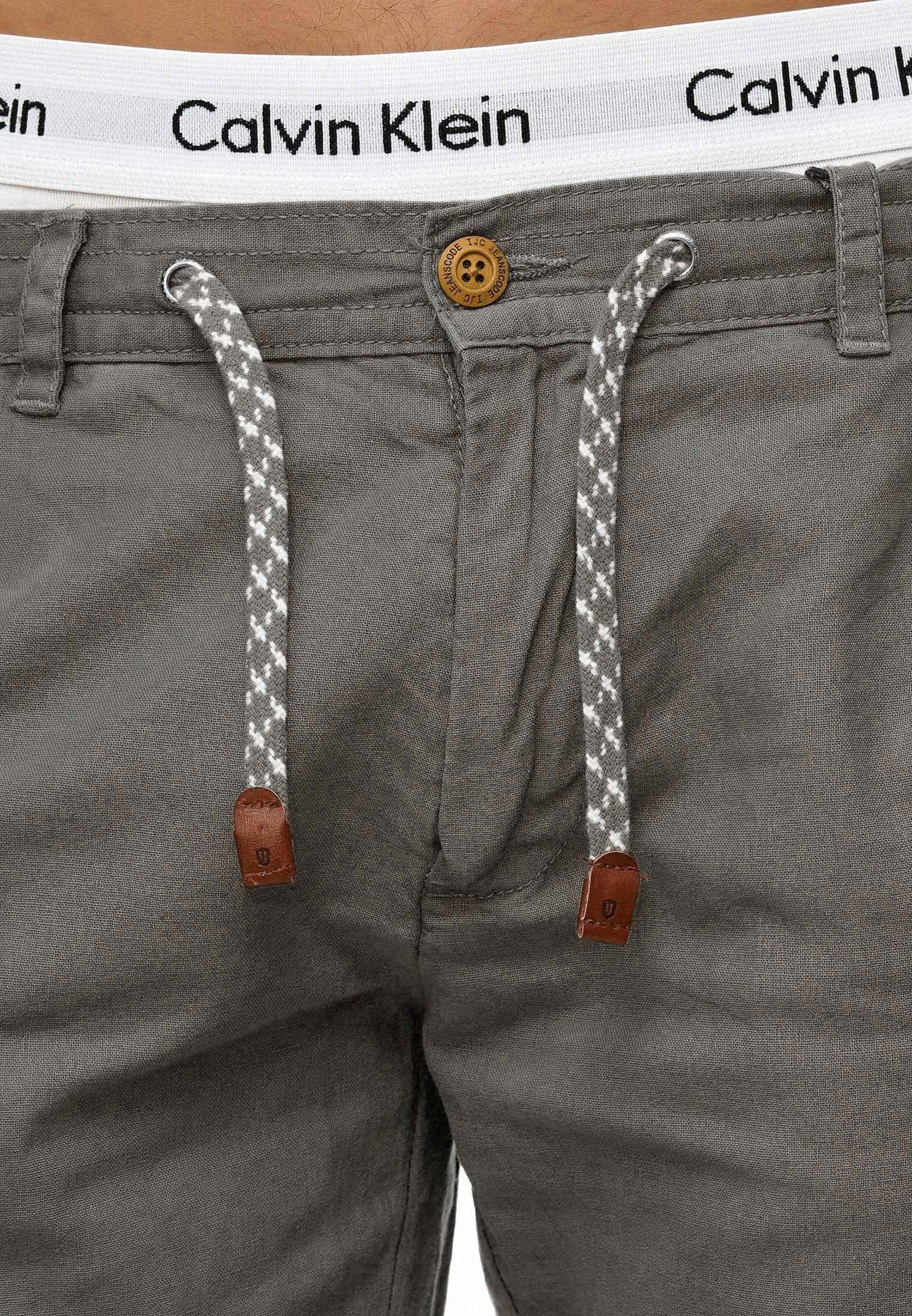 INDICODE JEANS Regular Chino 'Veneto' in Grijs