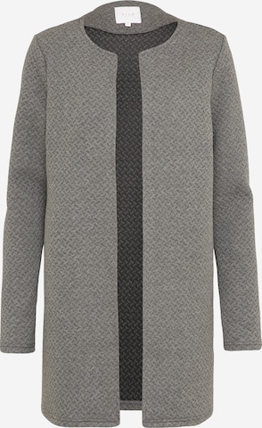 VILA Knitted Coat in Grey: front