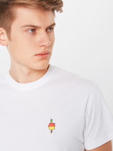 Iriedaily T-Shirt 'Flutscher' in Weiß