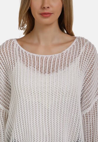 Pull-over Usha en blanc : devant