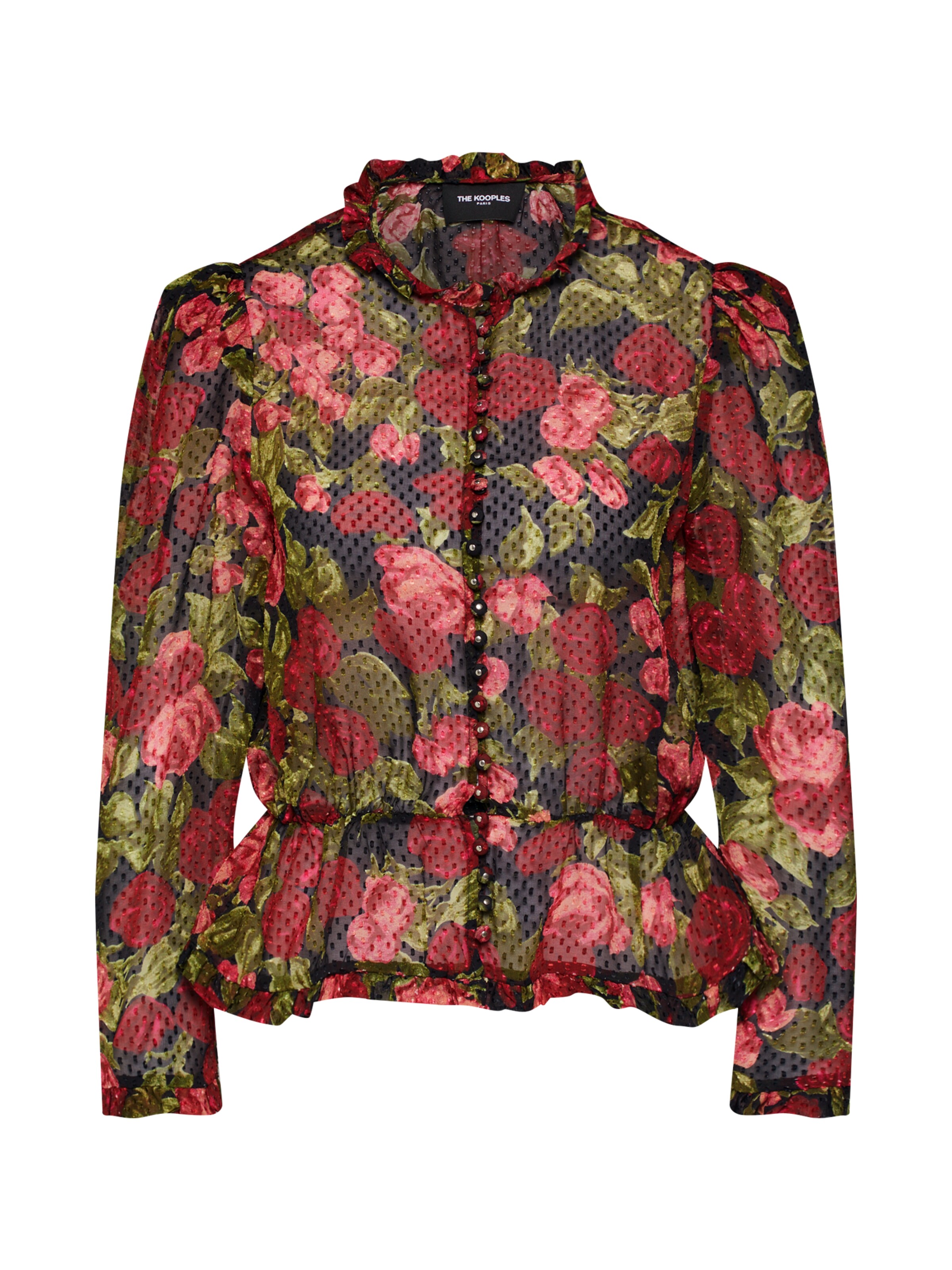 The Kooples - Blouse 'CHEMISE' in de kleur Groen