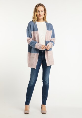 Usha Knit Cardigan in Blue