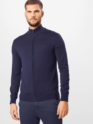 Coupe regular Vestes en maille ESPRIT en bleu